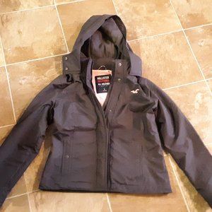 Hollister All-Weather Womens Jacket Charcoal